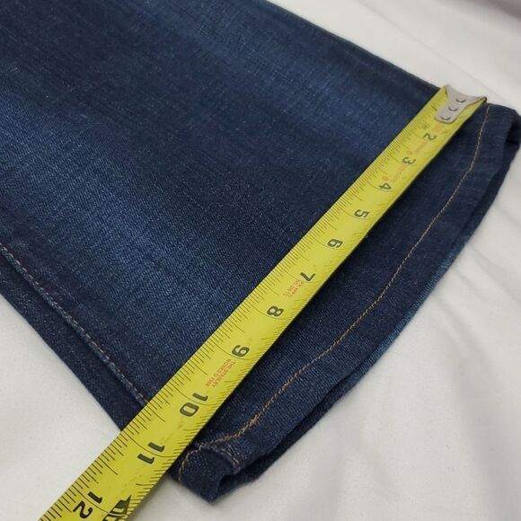 HUDSON extra WIDE LEG FLARE DARK WASH DENIM BOHO JEANS 26 33 long - Picture 4 of 15